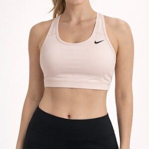 Nike Women’s Pale Pink Racerback Sports Bra Medium Activewear